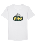 Hai afara! Tricou mânecă scurtă guler larg Bărbat Skater