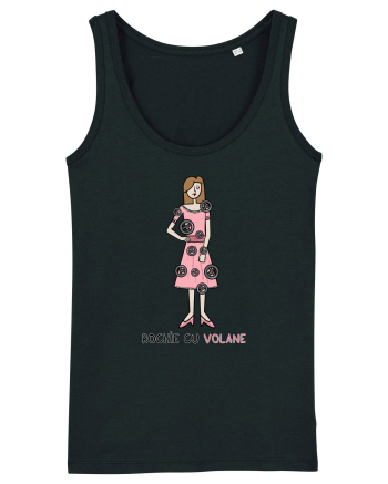 Rochie cu volane Black
