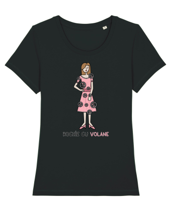 Rochie cu volane Black