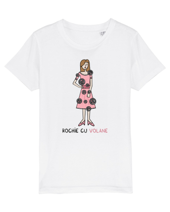 Rochie cu volane White