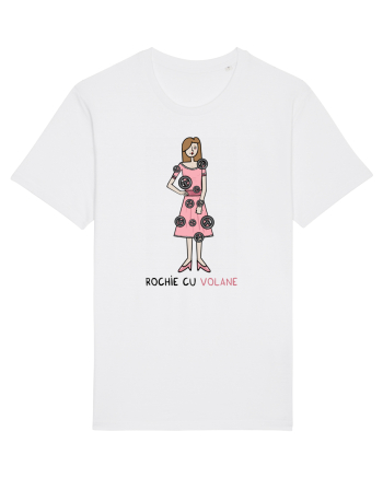 Rochie cu volane White