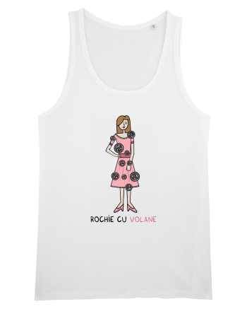 Rochie cu volane White