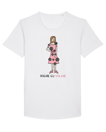 Rochie cu volane White