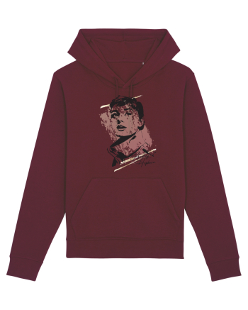 Audrey Hepburn Burgundy