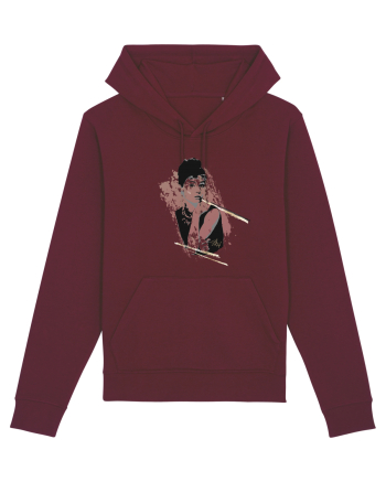 Audrey Hepburn Burgundy