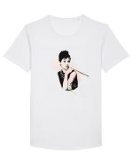 Audrey Hepburn Tricou mânecă scurtă guler larg Bărbat Skater