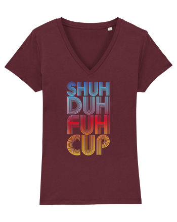 Shuh Duh Fuh Cup Burgundy