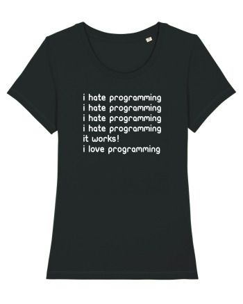 I love programming Black