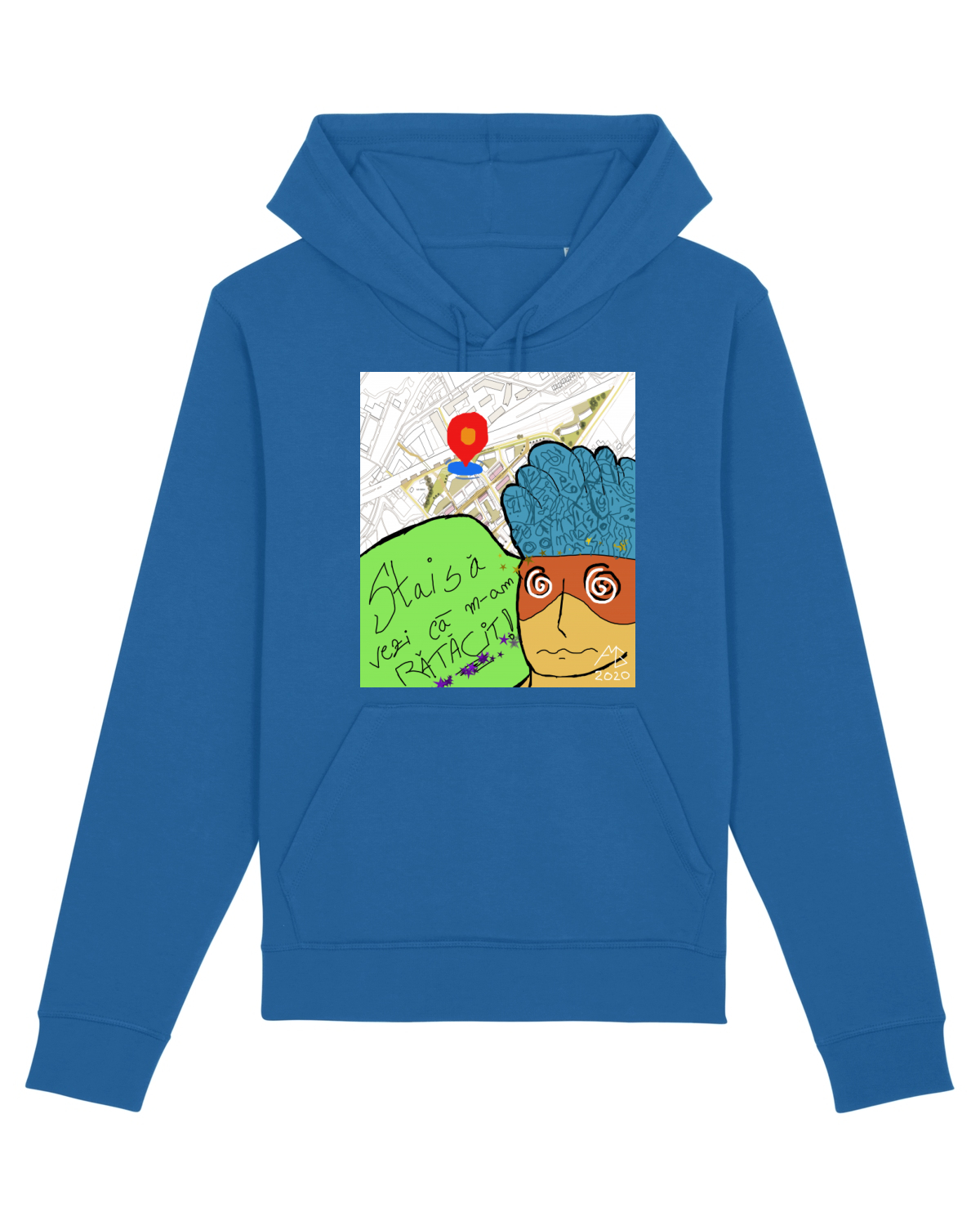 Hanorac Unisex Drummer Royal Blue