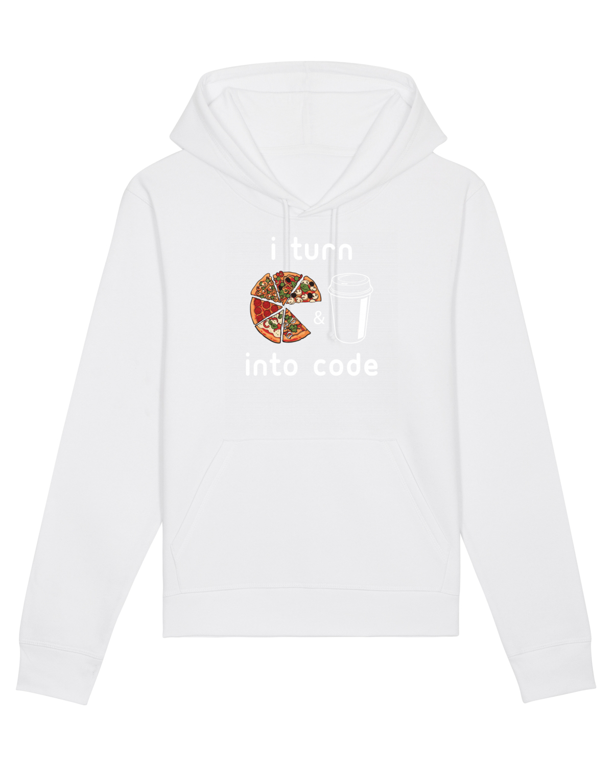 Hanorac Unisex Drummer White