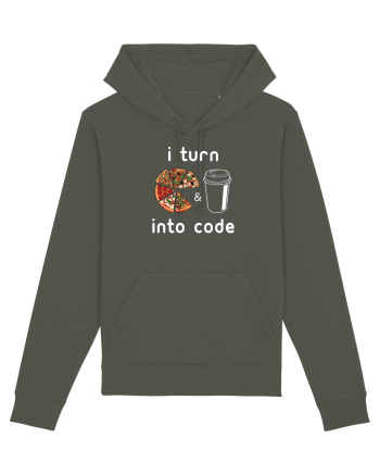 Pizza and Coffee into code Khaki