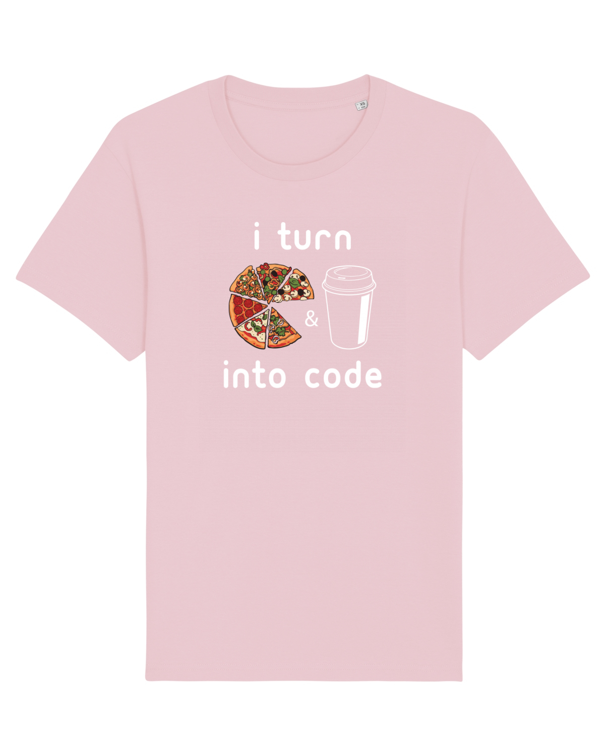 Tricou mânecă scurtă Unisex Rocker Cotton Pink