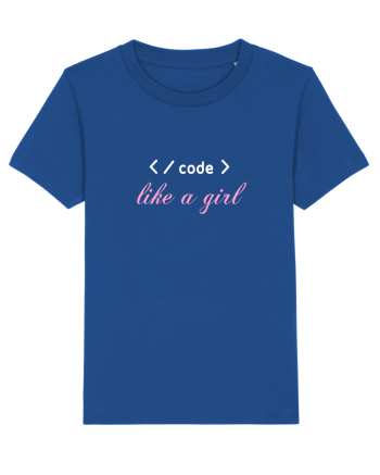 Code like a girl Majorelle Blue