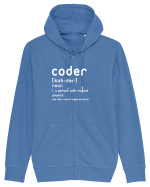 CODER Hanorac cu fermoar Unisex Connector