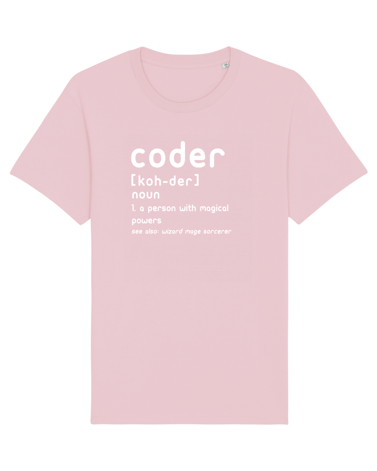 Tricou mânecă scurtă Unisex Rocker Cotton Pink