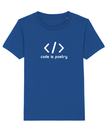 Code is poetry Majorelle Blue