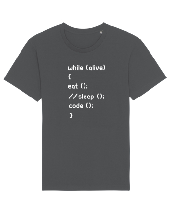Eat Sleep Code Anthracite