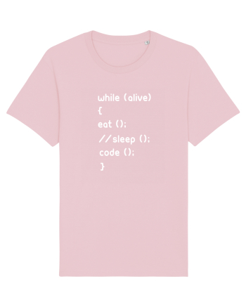 Eat Sleep Code Cotton Pink