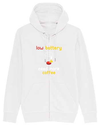 Low Battery Need Coffee White