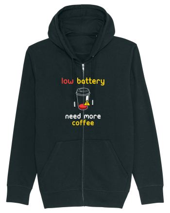Low Battery Need Coffee Black