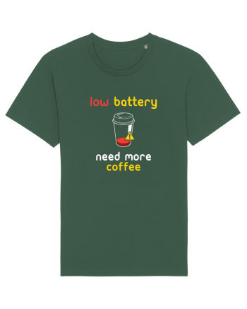 Low Battery Need Coffee Bottle Green