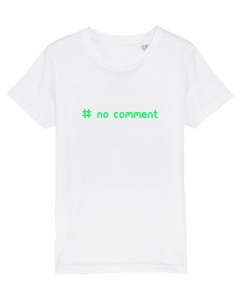 No Comment White