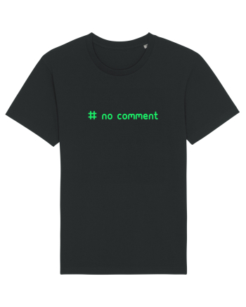 No Comment Black