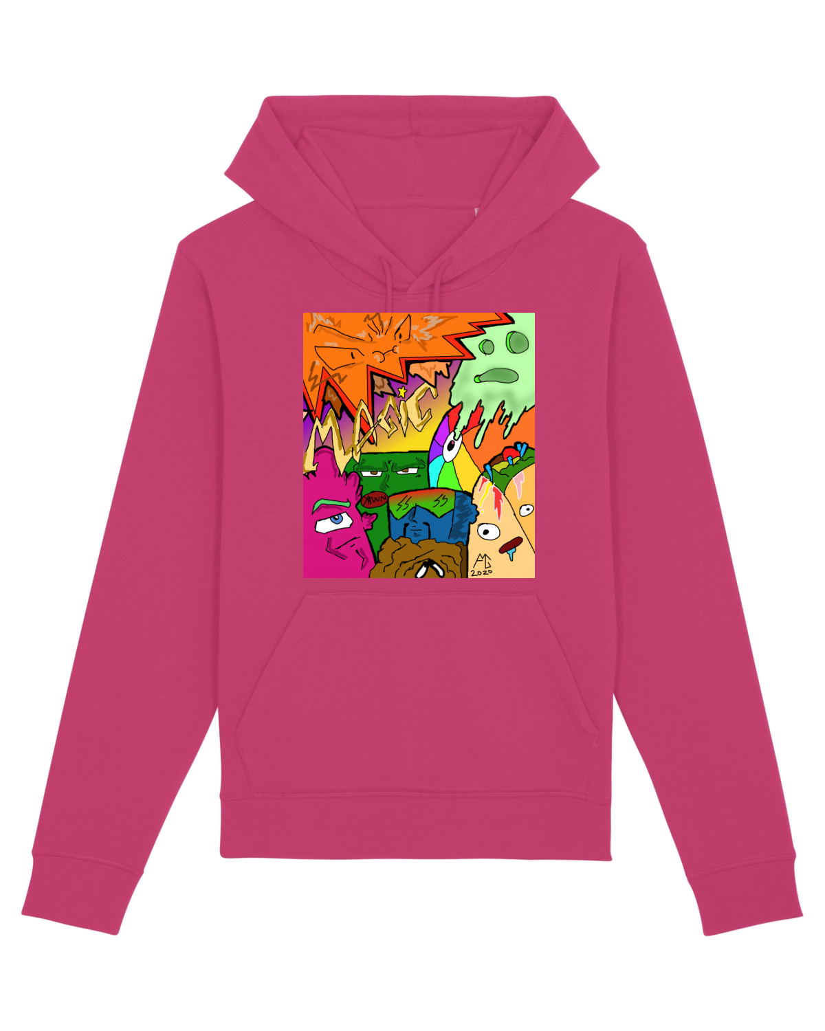 Hanorac Unisex Drummer Raspberry