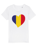 Inima Tricolor Tricou mânecă scurtă  Copii Mini Creator