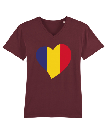 Inima Tricolor Burgundy