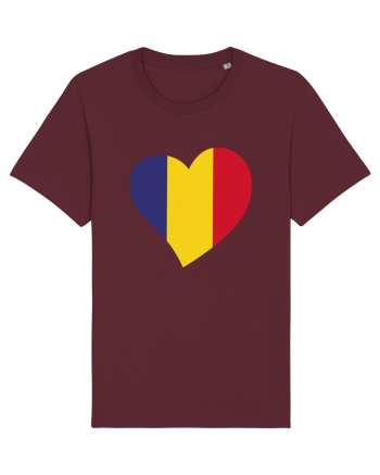 Inima Tricolor Burgundy
