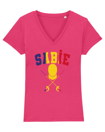 Scrima Sabie Tricolor Raspberry