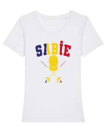 Scrima Sabie Tricolor White