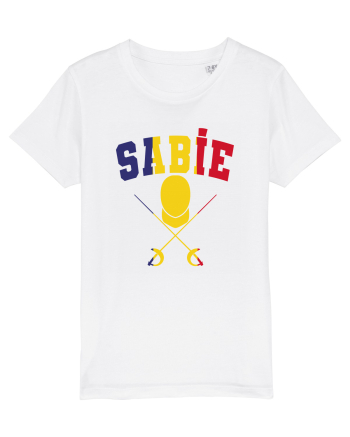 Scrima Sabie Tricolor White