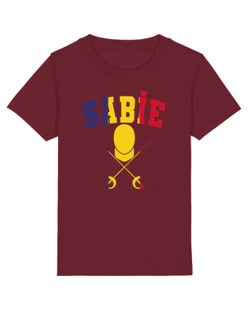 Scrima Sabie Tricolor Burgundy