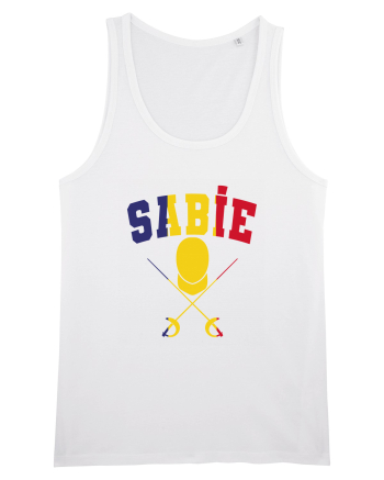 Scrima Sabie Tricolor White