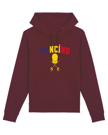 Fencing Tricolor Burgundy
