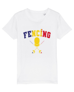 Fencing Tricolor Tricou mânecă scurtă  Copii Mini Creator