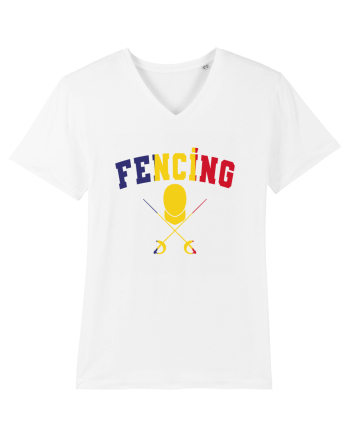 Fencing Tricolor White