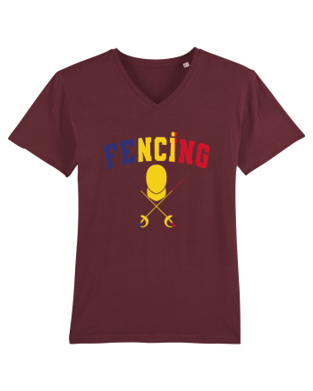 Fencing Tricolor Burgundy