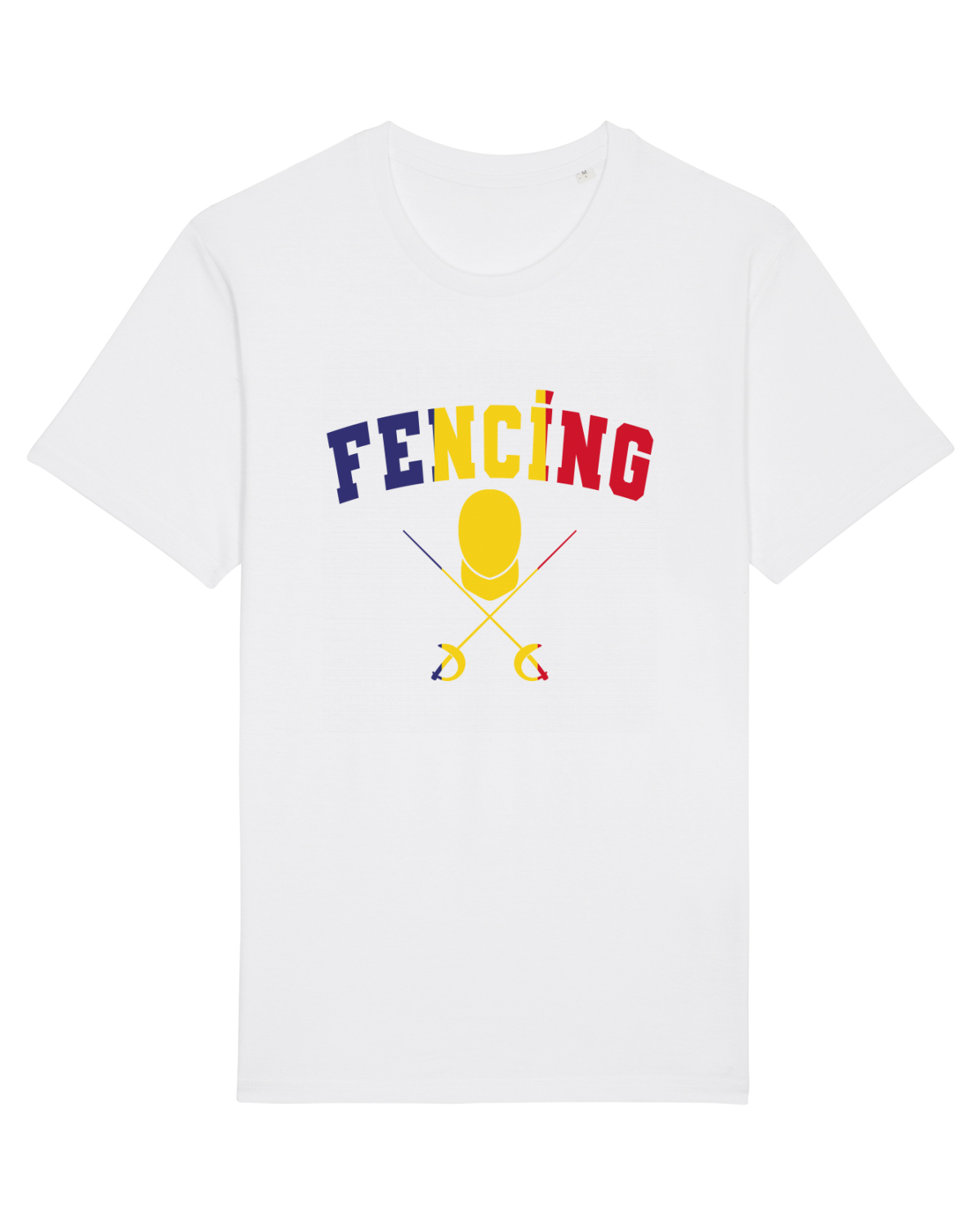 Tricou mânecă scurtă Unisex Rocker White