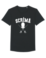 Scrima Tricou mânecă scurtă guler larg Bărbat Skater