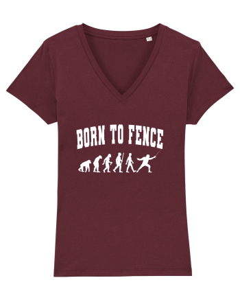 Born To Fence Burgundy