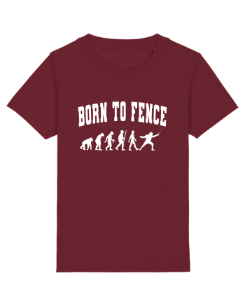 Born To Fence Burgundy
