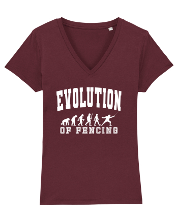 Evolution Of Fencing Burgundy