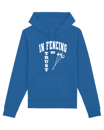 In Fencing We Trust Royal Blue