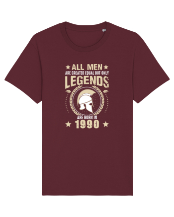 All Man Are Equal Legends Are Born In 1990 Burgundy