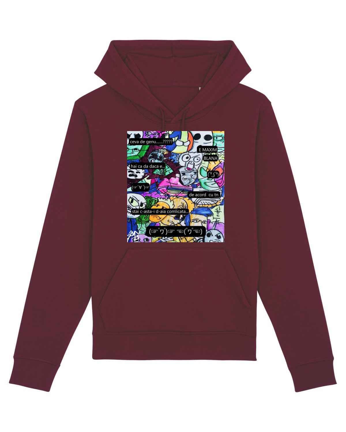 Hanorac Unisex Drummer Burgundy