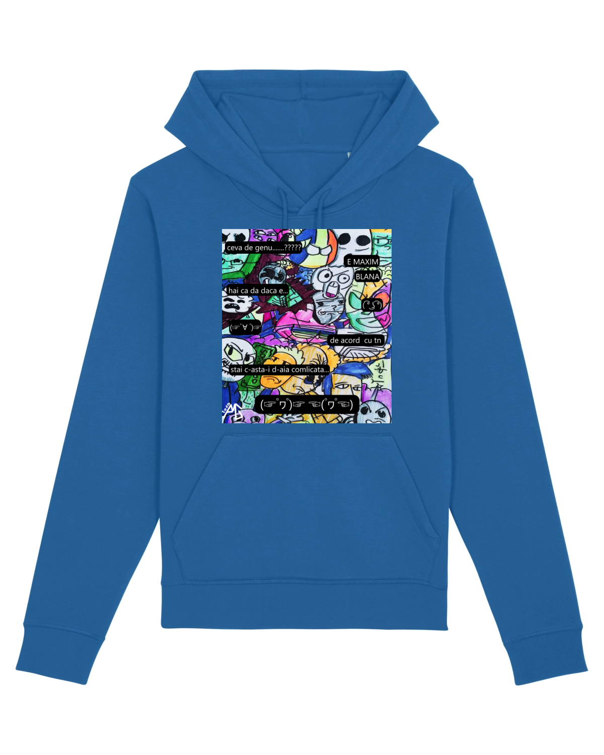 Hanorac Unisex Drummer Royal Blue