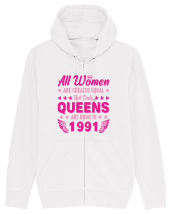 All Women Are Equal Queens Are Born In 1991 White